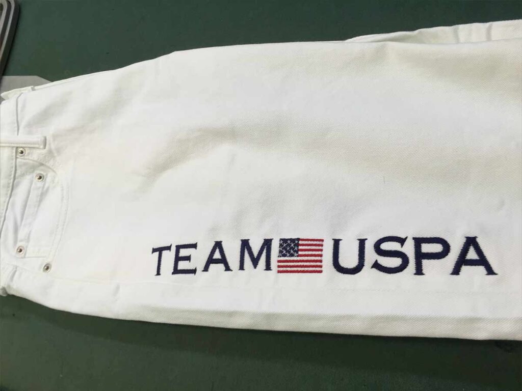 Team USPA jeans - Wellington PG Embroidery